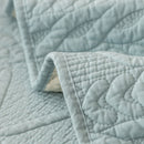 Geometric Textured Cotton Quilted Sofa Cover, Non-Slip Washable Couch Protector