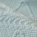 Geometric Textured Cotton Quilted Sofa Cover, Non-Slip Washable Couch Protector