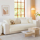Leaf Vein Textured Cotton Quilted Sofa Slipcover, Non-Slip Modular Couch Covers