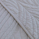 Leaf Vein Textured Cotton Quilted Sofa Slipcover, Non-Slip Modular Couch Covers