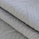 Leaf Vein Textured Cotton Quilted Sofa Slipcover, Non-Slip Modular Couch Covers