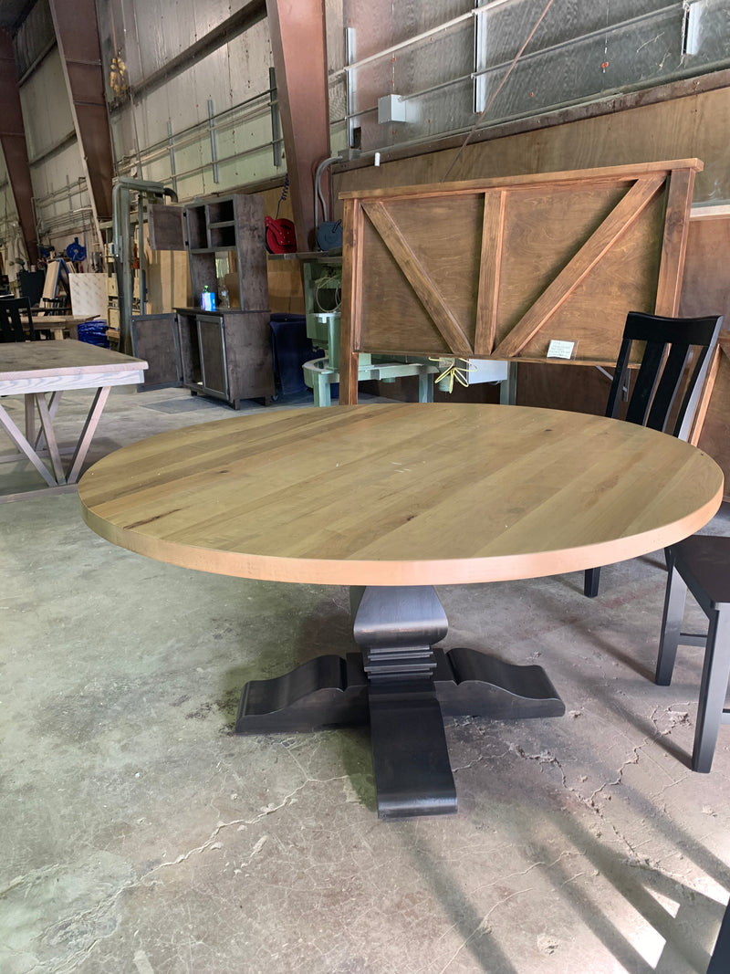 Banks Pedestal Round Dining Table