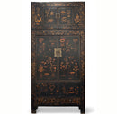 98" Inch High Antique Chinese Chinoiserie-Style Cabinet