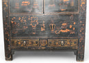 98" Inch High Antique Chinese Chinoiserie-Style Cabinet