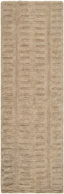 Washable Handmade Wool Rug - Brown