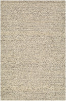 Clayne Beige & Charcoal Premium Wool Area Rug