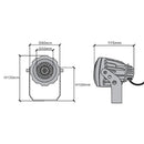 CD12 12W AC12V Low Voltage 3000K Warm White LED Outdoor Aluminum Spotlight Directional Narrow Beam Angle Lighting