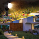 CD45 Black 3000K Warm White Integrated LED 12V Low Voltage Directional Up Light Outdoor Aluminum Spotlight