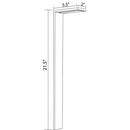 CDPSR58 Wi-Fi Smart RGBCW 3W Stainless Steel Directional Pathway Light 12V Low Voltage LED Bollard Landscape Lighting