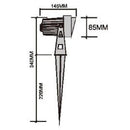 CD85 10W 12V Low Voltage Garden Landscape Directional Waterproof Ground Narrow Beam Outdoor Aluminum Spotlight
