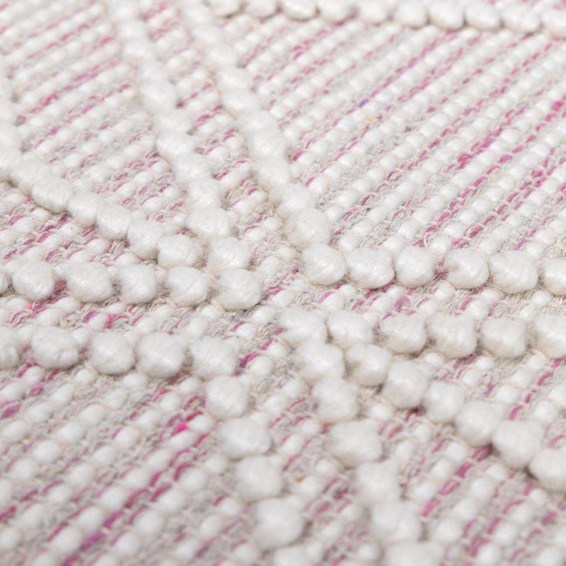 Ramsbury Soft Pink Wool Rug