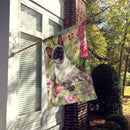 Siamese cat in the Roses House Flag 28x40 Porch Sleeve Pole Decorative Outside Yard Banner Artwork Wall Hanging, Polyester