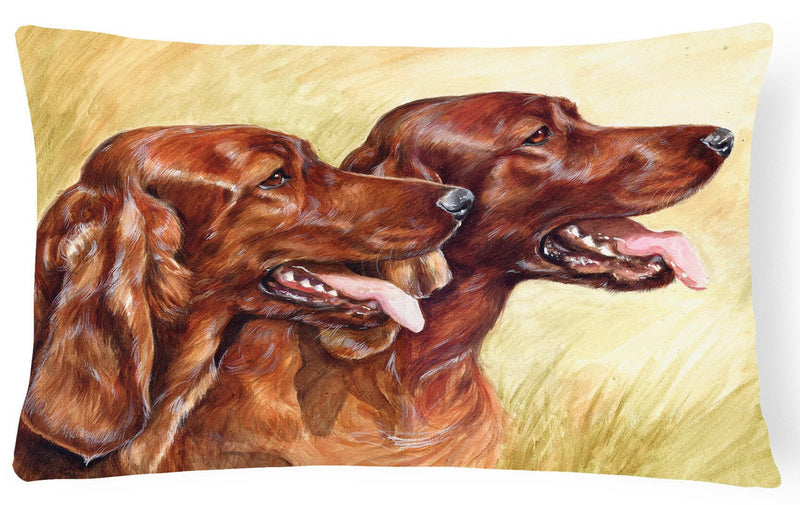 Irish Setters Fabric Decorative Pillow CDCO0225PW1216