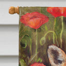 Fox Cub by Debbie Cook House Flag 28x40 Porch Sleeve Pole Decorative Outside Yard Banner Artwork Wall Hanging, Polyester