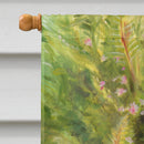 Fox Cubs Peepers by Debbie Cook House Flag 28x40 Porch Sleeve Pole Decorative Outside Yard Banner Artwork Wall Hanging, Polyester