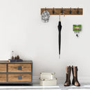 Pig In Dasies by Debbie Cook Leash or Key Holder Wall Hooks, Coat Rack Wall Mount, for Hanging Keys, Towels, Aprons, Leashes