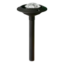 CDPA52 3W 12V AC/DC 3000K Warm White Integrated LED Aluminum Low Voltage Landscape Lighting 3 Tier Pagoda Path Light by Kings Outdoor Lighting
