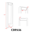 CDPA56 Cast Aluminum Path Light | 8W 3000K Warm White Integrated LED 12V Low Voltage Landscape Light