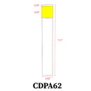 CDPA62 3W 12V Low Voltage LED Linear Bollard Landscape Light Garden Aluminum Path Light