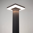 CDPA63 12W Bollard Aluminum Pathway Lighting LED Square Top Modern 12V Low Voltage