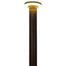 CDPA64 12W Bollard Aluminum Pathway Lighting LED Circle Top Modern 12V Low Voltage