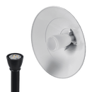 CDPA65 3W 12V Beaded Swivel Hat 3000K Warm White Integrated LED 12V Low Voltage Aluminum Path Light