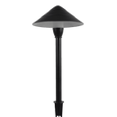 CDPA65 3W 12V Beaded Swivel Hat 3000K Warm White Integrated LED 12V Low Voltage Aluminum Path Light