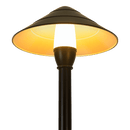 CDPA65 3W 12V Beaded Swivel Hat 3000K Warm White Integrated LED 12V Low Voltage Aluminum Path Light