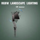 CDRA95 10W LED Smart Wi-Fi RGBW Wide Beam Directional Outdoor Landscape 12V Low Voltage Aluminum Spotlight