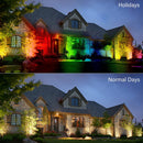 CDRA95 10W LED Smart Wi-Fi RGBW Wide Beam Directional Outdoor Landscape 12V Low Voltage Aluminum Spotlight