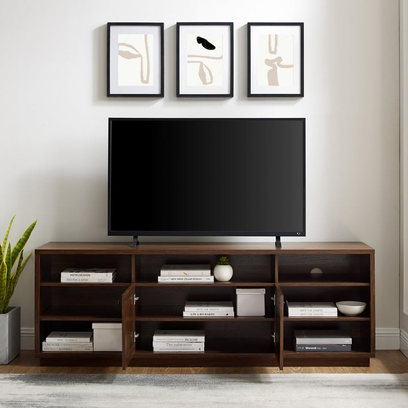 Cody 70" Contemporary Two-Door Wood TV Stand