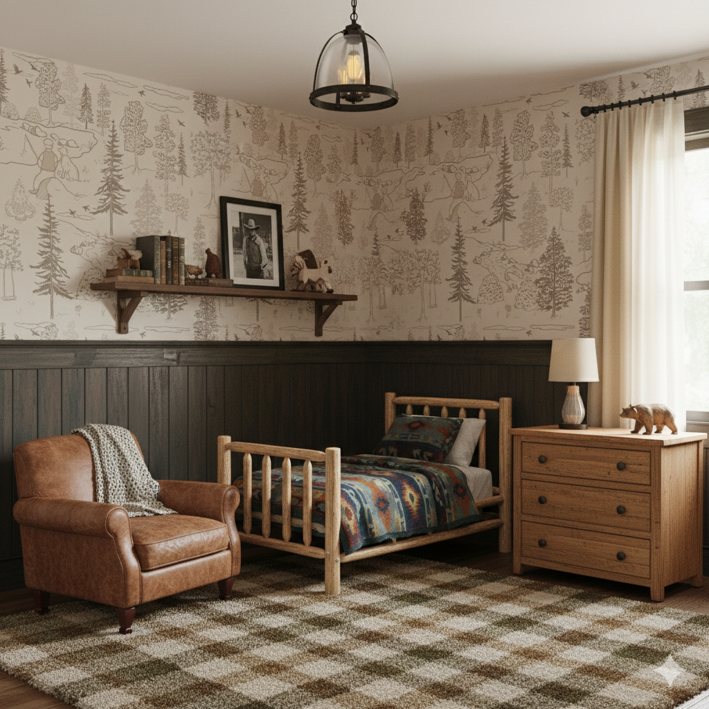 Milton Wallpaper by Painted Hawk Design, photo 2 of 8