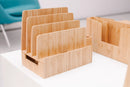 Bamboo Slim Stand and Charging Organizer by MobilevisionUS