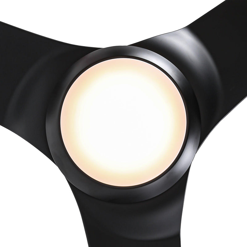 60" DC Motor 3 Blades Wall Control Ceiling Fan with LED Lighting