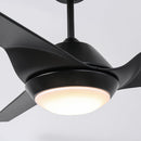 60" DC Motor 3 Blades Wall Control Ceiling Fan with LED Lighting