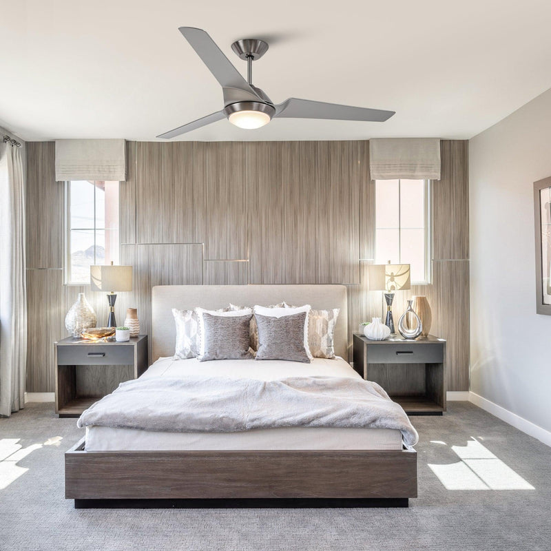 60" DC Motor 3 Blades Wall Control Ceiling Fan with LED Lighting