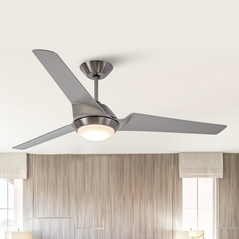 60" DC Motor 3 Blades Wall Control Ceiling Fan with LED Lighting