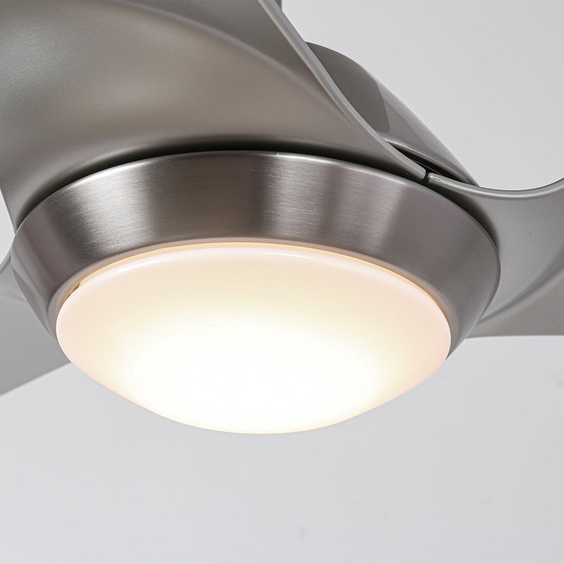 60" DC Motor 3 Blades Wall Control Ceiling Fan with LED Lighting