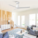 44" White 3 Blades DC Motor Industrial Ceiling fan