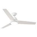 52" 4 Speed Wall Control Ceiling Fan with LED Lighting