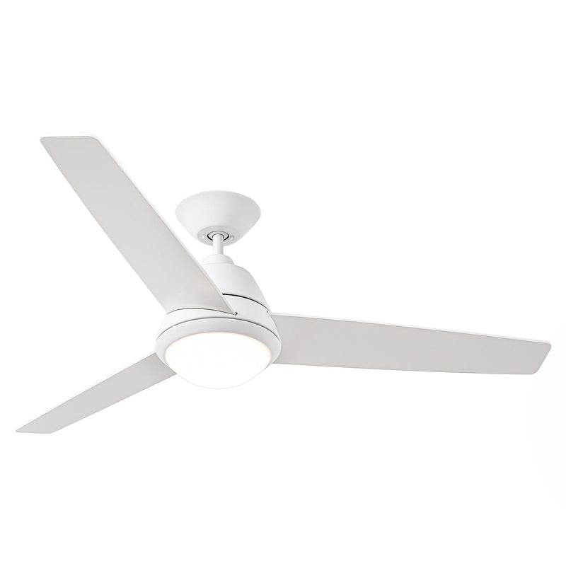 52" 4 Speed Wall Control Ceiling Fan with LED Lighting