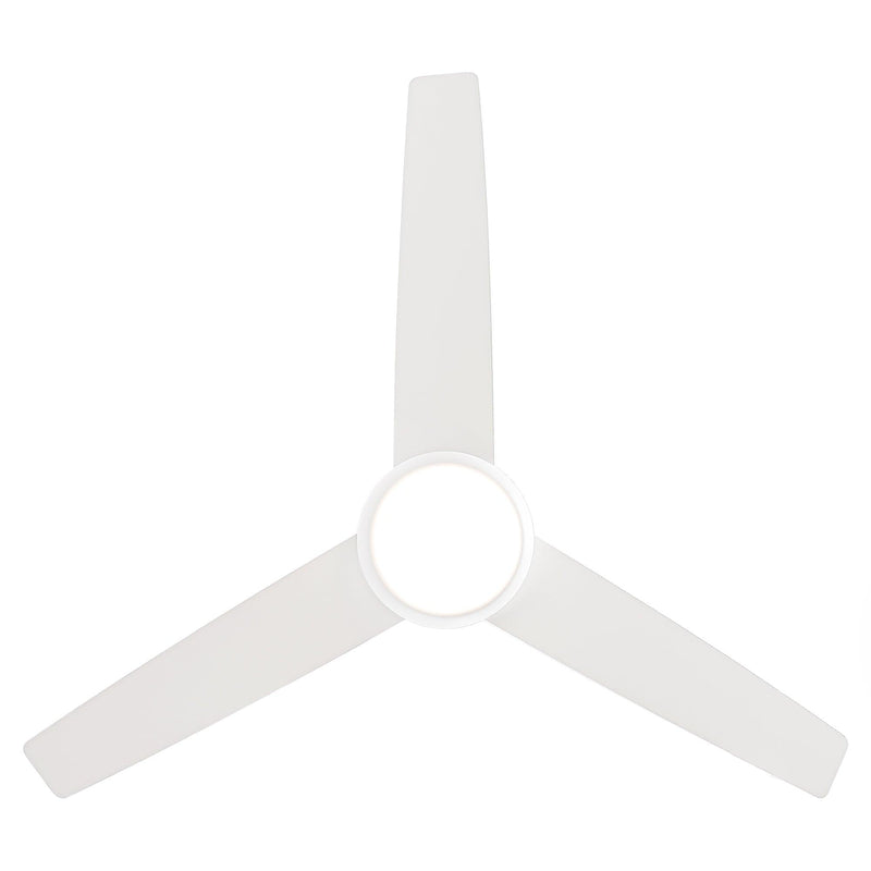 52" 4 Speed Wall Control Ceiling Fan with LED Lighting