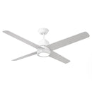 54" 4 Blades Industrial Wall Control Ceiling Fan with LED Lighting