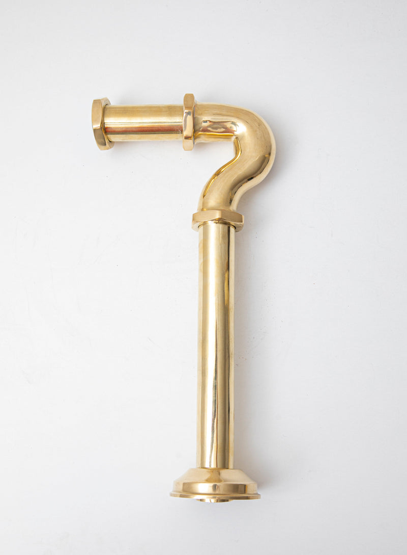 Solid Unlacquered Brass S-trap , Brass Water Trap - BRASSMA