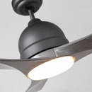 54" Industrial 3 Blades LED Ceiling Fan with Remote Control