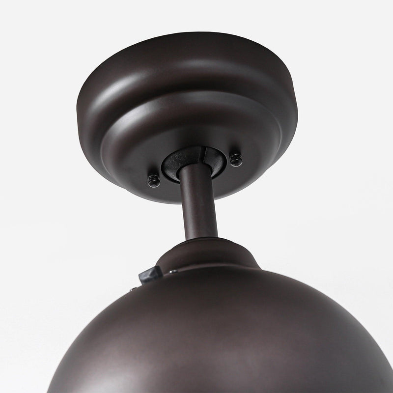 54" Industrial 3 Blades LED Ceiling Fan with Remote Control