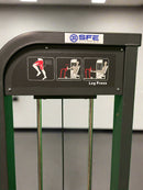 Selectorized Horizontal Leg Press with 250lb weight stacks (New) by Sports & Fitness Exchange