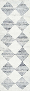 Vivir x Livabliss Antho Light Gray Diamond Rug