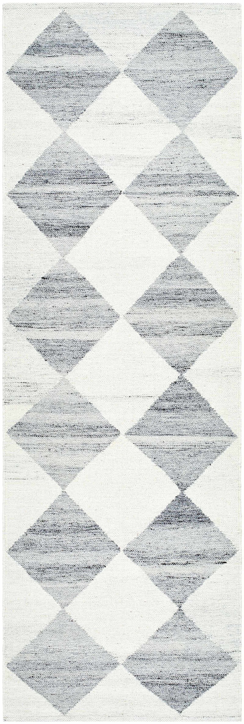 Vivir x Livabliss Antho Light Gray Diamond Rug