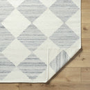 Vivir x Livabliss Antho Light Gray Diamond Rug